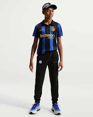 Inter Milan Club Older Kids' (Boys') Nike Football Joggers. Nike LU